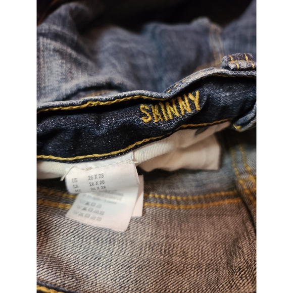 American Eagle Men's Jeans Core Flex Skinny 26 x 28 - Picture 3 of 4